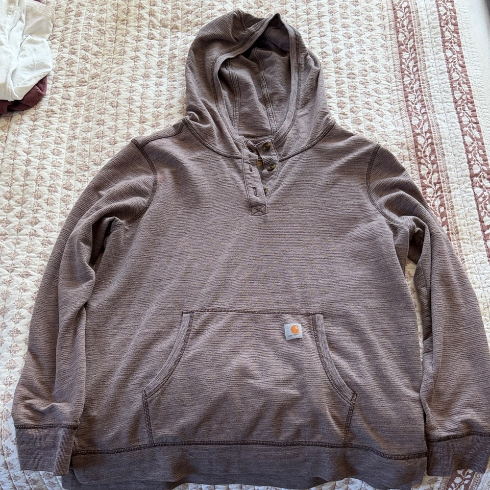 Carhartt Boys XL Brown Lightweight Hoody
